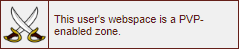 this user's webspace is a pvp enabled zone